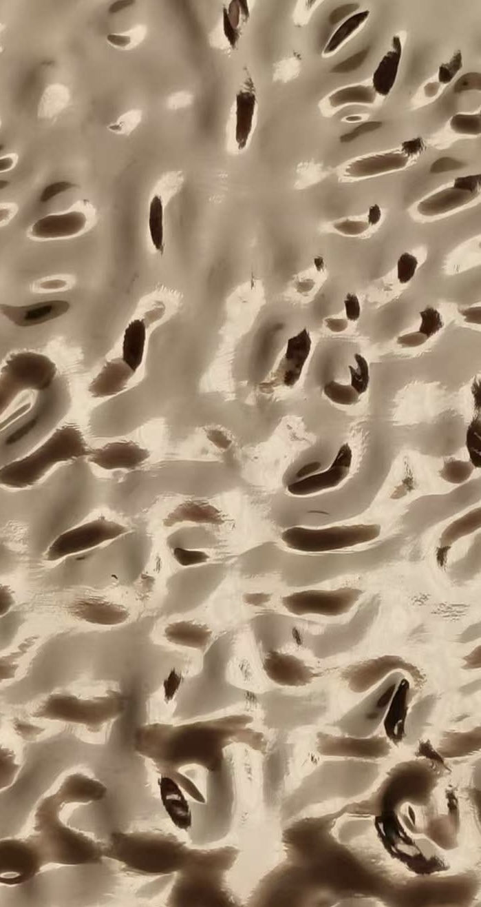 Панель из КМ Relief gold/Рельеф золотой 1100*2800*8 (1шт.=3,08 кв.м.)